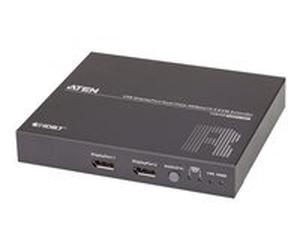 ATEN CE 924 - unité distante et locale - rallonge écran-clavier-souris/audio/série/USB - USB, RS-232, DisplayPort, HDBaseT 2.0