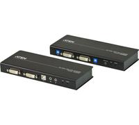 ATEN Aten CE604 prolong.kvm double ecran DVI/USB/AUDIO/RS232 60M