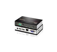 ATEN CE700A-AT-G : Extension KVM USB VGA Cat 5e, portée 150m, résolution jusqu'à 1920x1200, émetteur/récepteur, montage en rack, alimentation 5.3V