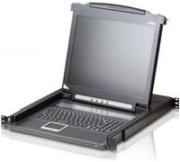 ATEN CL1000M-ATA-2XK07SGG Commutateur clavier/vidéo/souris (KVM) Montage en rack Noir (CL1000M-ATA-2XK07SGG)