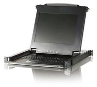 Aten CL1000M commutateur écran, Clavier et Souris Grille de Montage Noir