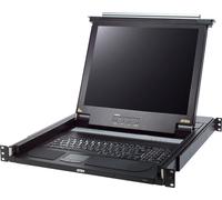 ATEN CL1000M DE Single Rail Console LCD 17", 19" 1U, DE-Layout (PS/2-USB, VGA)