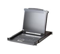 ATEN CL1000M support d'ordinateurs 43,2 cm (17 ) 1280 x 1024 pixels Métal, Plastique Noir 1U