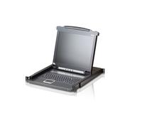 Commutateur KVM LCD 19 pouces 1 port USB PS2 VGA