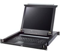 ATEN CL1000N FR Single Rail 19"-LCD-Konsole, 19" 1HE, FR-Layout (PS/2-USB, VGA)