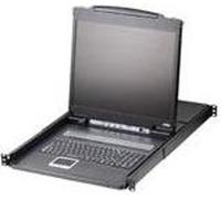 ATEN CL1308N - 1920 x 1200 pixels - WUXGA - Rack-Einbau - 22 W - 1U - Noir
