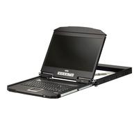 ATEN CL3700NW CH Courte profondeur Single Rail 18,5"-LCD Console (USB HDMI), CH-Layout