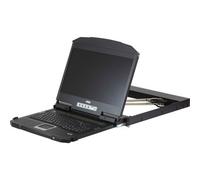 ATEN CL3800NW IT Console LCD courte double rail 18,5" (USB HDMI DVI VGA) Disposition IT