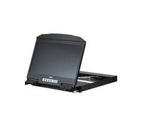 ATEN CL3800 - Console KVM - USB - 18.5" - rack-montable - 1920 x 1080 Full HD (1080p) @ 60 Hz - 350 cd/m² - 1000:1 - 20 ms - HDMI, DVI-D, VGA, 2xUSB - 1U