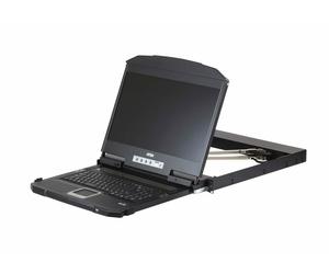 ATEN CL3800NW support d'ordinateurs 47 cm (18.5 ) 1920 x 1080 pixels Métal, Plastique Noir 1U