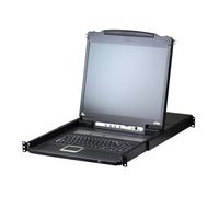 ATEN CL5708IM support d'ordinateurs 43,2 cm (17 ) 1280 x 1024 pixels Métal, Plastique Noir 1U