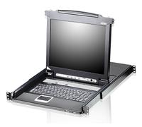 ATEN CL5708M commutateur écran, clavier et souris Grille de montage Noir