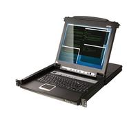 ATEN CL5716M CONSOLE KVM LCD 17 16 PORTS + PORTS USB