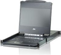 Aten CL6708MW Commutateur clavier/vidéo/souris (KVM) montage en rack noir (CL6708MW-ATA-2XK06A1G)