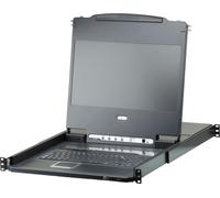 ATEN CL6708MW FR Commutateur KVM monorail 8 ports 17,3"-LCD (USB DVI) FR-Layout