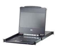 ATEN CL6708MW support d'ordinateurs 17.3" 1920 x 1080 Métal, Plastique Noir 1U