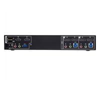 ATEN CM1942 KVM Matrice Double écran DisplayPort 4k / USB 3.1 / Audio - 2 ports
