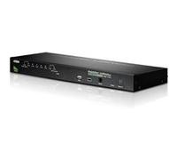 ATEN 8-Port PS/2-USB VGA KVM Switch with Daisy-Chain Port and USB Peripheral Support