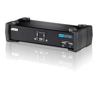 ATEN Commutateur KVMP™ DVI/audio USB 2 ports Noir G