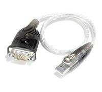 Aten Adaptateur USB vers série UC232A-AT – SUB‑D 9‑pôles mâle / USB 1.1 type A mâle, 0,35 m, argent