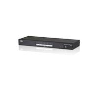 Aten CS1644A Commutateur KVM DVI Quad-View 4 ports pour montage en rack - multi-écrans et hub USB