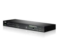ATEN CS1716i KVM sur IP Switch 16 ports KVM HDCP QXGA Noir VGA Ethernet