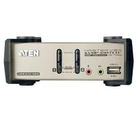 Aten CS1732B Commutateur KVM USB + Hub 2 Ports