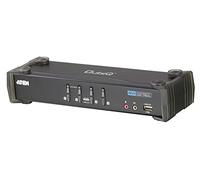 Aten Commutateur KVM CS1764A – DVI/USB + audio, 4 ports, câbles inclus