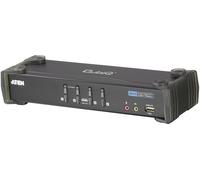 ATEN CS1764A-AT-G commutateur écran, clavier et souris Noir