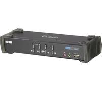 Aten CS1764A CS1764A CubiQ Commutateur KVMP, 4x, DVI, USB, audio