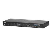 ATEN CS1768 - Commutateur écran-clavier-souris/audio/USB - 8 x KVM / audio - 1 utilisateur local - Montable sur rack