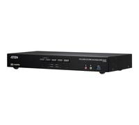 Aten cs1844 kvm double écran hdmi 4k/usb 3.0 4 ports + audio