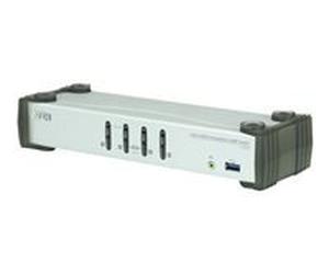 ATEN CS1914 KVMP Switch - commutateur écran-clavier-souris/audio/USB - 4 ports