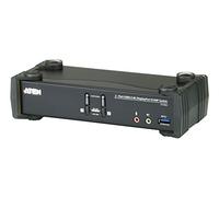 Aten Commutateur KVMP DisplayPort 4K 2 ports USB 3.0 (câbles inclus)