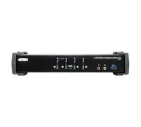 ATEN CS1924 KVMP Switch - Commutateur écran-clavier-souris/audio/USB - 2 x KVM / audio / USB - 1 utilisateur local - de bureau