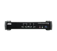 ATEN CS1924 KVMP Switch - Commutateur écran-clavier-souris/audio/USB - 2 x KVM / audio / USB - 1 utilisateur local - de bureau