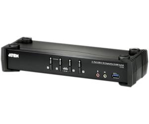 Aten CS1924 switch KVM DisplayPort/USB 3.0/Audio - 4 ports