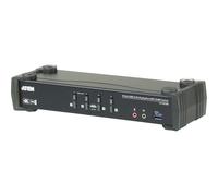 ATEN CS1924M KVMP Switch - Commutateur écran-clavier-souris/audio/USB - 4 x KVM / audio / USB - 1 utilisateur local - de bureau