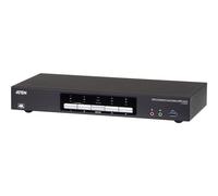 ATEN CS1944DP - Commutateur écran-clavier-souris/audio/USB - 4 x KVM / audio - 4 utilisateurs locaux - de bureau