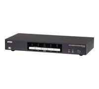 ATEN CS1944DP Commutateur KVMP 4 voies, DisplayPort pour 2 écrans 4K, USB 3.0, audio