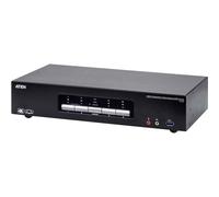 ATEN CS1964 Commutateur KVMP 4x, DisplayPort pour 3 écrans 4K, USB 3.0, audio