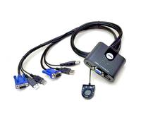 ATEN CS22U Commutateur KVM X 2 PC Console USB Et Moniteur VGA