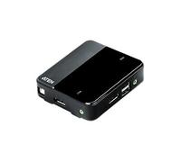 ATEN Commutateur KVM CS782DP - 2 ports DisplayPort/USB - 4K 4096x2160 60Hz - Câbles inclus - Noir