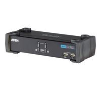 ATEN CubiQ CS1762A - Commutateur écran-clavier-souris/audio - 2 x KVM / audio - 1 utilisateur local - de bureau