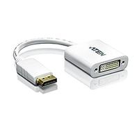 Aten Display Port Adapter DisplayPort/DVI Male DVI-I Female-White pour (Câble Adaptateur DisplayPort Male Female DVI-I mâle/Femelle Couleur Blanc 20-60-) ° C
