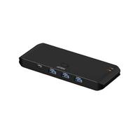 ATEN Essentials US5324 Commutateur de partage 2 x 4 USB 3.2 Gen 1, partage 4 périphériques USB entre ordinateurs USB-A et USB-C, 5 Gbit/s, commutateur rapide, compact, sélecteur de port à distance