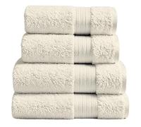 ATEN Homeware Lot de 4 Serviettes de Bain et essuie-Mains de Luxe en Coton égyptien de 600 g/m², Serviettes de Bain de 70 x 140 cm et Serviettes de Toilette de 45 x 70 cm (2 de Chaque), très
