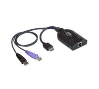 ATEN KA7168 - Adaptateur clavier / vidéo / souris (KVM) - USB, HDMI (M) pour RJ-45 (F)