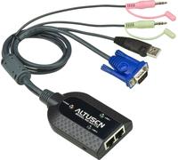 Aten KA7178 KA7178 Adaptateur KVM, module CPU, VGA, USB, audio, Virtual-Media, avec double sortie