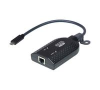 ATEN Adaptateur KVM KA7183 USB-C Média virtuel RJ-45 (F) vers 24 pin USB-C (M) 5 V